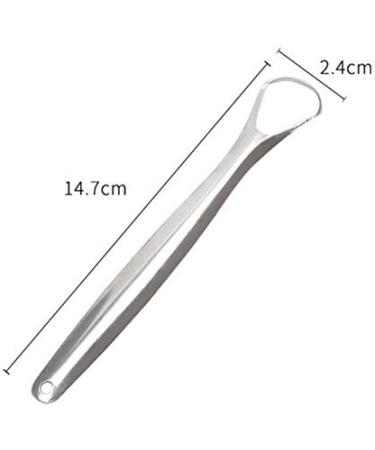 Clicitina Stainless Steel Cleaner & Tongue Scraper - Fresh Care Oral Hygiene Accessory | YYB758 | International Shipping Available - Buy Online on GoSupps.com