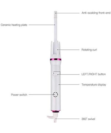 9mm Automatic Curling Wand | Tourmaline Ceramic Hair Curler for Waves | Dual Voltage 110V-240V - Buy Online on GoSupps.com