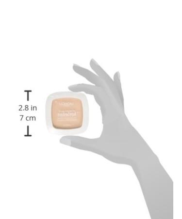 L'Oreal Paris True Match Mineral Pressed Powder Soft Ivory - 0.31 oz (402) | Lightweight Formula for Flawless Finish - Buy Online on GoSupps.com