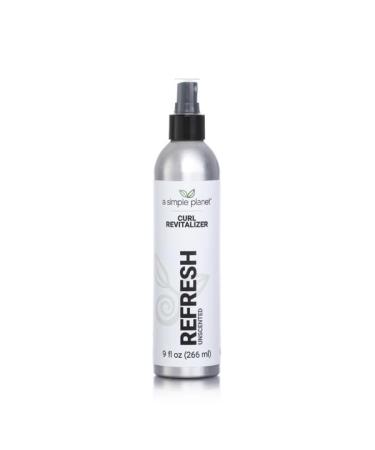 Refresh Curl Revitalizer for Curly Hair (9 Floz Unscented) Unscented 9 Fl Oz (Pack of 1)
