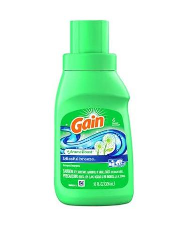 Gain Blissful Breeze Aroma Boost Laundry Detergent Travel Size 10 Oz