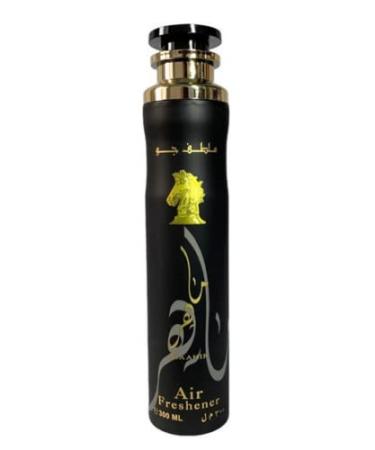Lattafa Maahir Perfumes |Air Freshener-300ML/10.1Oz| Bergamot Red Berries| Peach Bellini Peony| Pink Lily Jasmine &Musk.