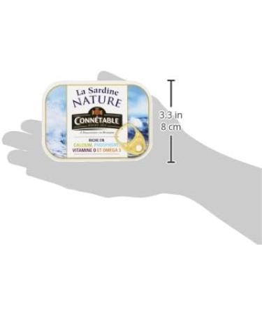 Connetable Sardine Nature 135 g - Buy Online on GoSupps.com