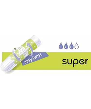 Bella Tampo Super Tampons - Easy Twist System Pack of 5 (80 Pieces) | Ideal for Beginners | International Shipping - Buy Online on GoSupps.com