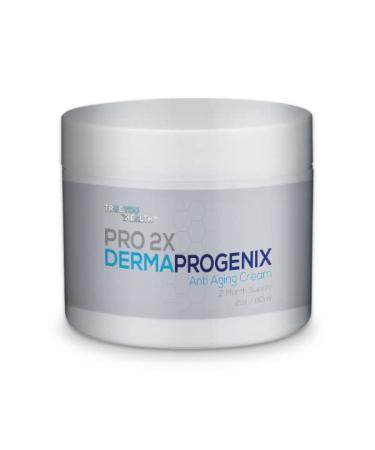 PRO 2X DERMA PROGENIX Cream - Anti Aging Cream - 2 Month Supply - Skin Firming Moisturizer with Vitamin C, Collagen, & Ceramides - Reduce Wrinkles Appearance - Improve Skin Tone, Texture, & Hydration