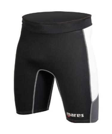 Mares Rash Guard Shorts - Mens for Scuba Diving, Snorkeling and Water Sports Black X-Large