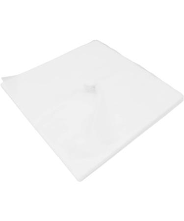 Verdant Touch Disposable Massage Bed Support Cover - 100 White Breathable & Absorbent Head Covers for Beauty Salons - Buy Online on GoSupps.com