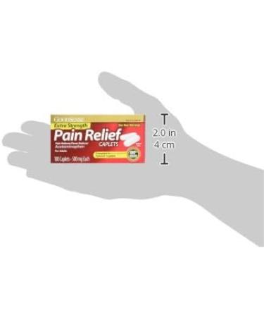 GoodSense Extra Strength Pain Relief - 500 mg Acetaminophen Caplets 100 Count | Fast International Shipping - Buy Online on GoSupps.com