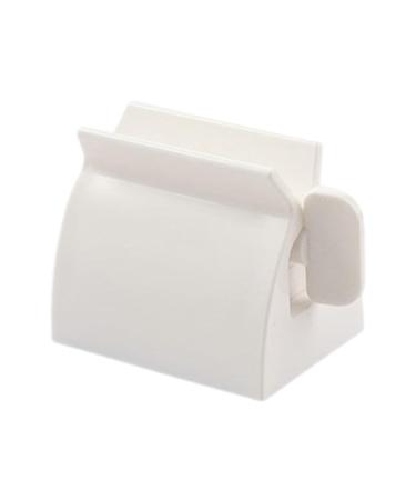 1PC Toothpaste Squeezer Rolling Tube Toothpaste Squeeze Dispenser Toothpaste Seat Holder Stand White