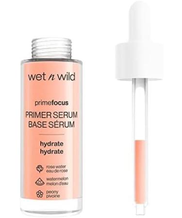 Wet n Wild Prime Focus Primer Serum - Rose Water & Camellia Leaf Extract, Hydrating & Long-lasting Formula with Silky Texture - Buy Online on GoSupps.com