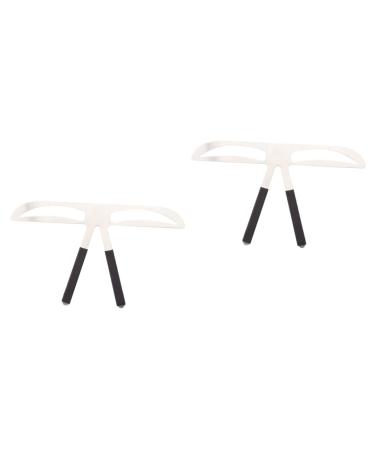 FRCOLOR 2pcs Make up Kit Eye Brow Shaping Kit Eyebrow Kits Tools Brow Stencils Mold Modify Auxiliary Tool