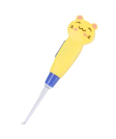 Qiilu Toddler Ear er Baby Ear Scoop ABS Plastic for Ear Care(Yellow Kitten)