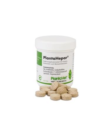 Plantavet PlantaHepar 200 mg | 60 tablets | Food supplement for small animals | Can contribute to the metabolism of the pancreas and liver | With licorice root