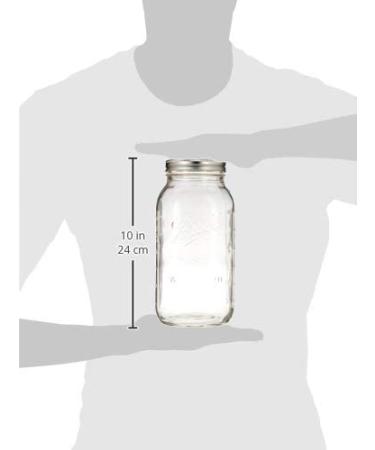 Ball Wide Mouth Half Gallon Jars - 64 Oz Clear Set of 6 with Lids & Bands - Buy Online on GoSupps.com