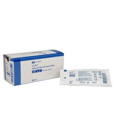 Covidien 9893 Curity Adhesive Wound Closure Strip 1/4" x 4" Size Pack of 2000