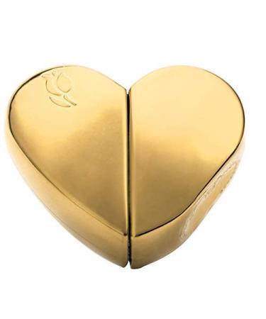 25 ml Gold Heart Pump Perfume Bottle - Empty Travel Set for Fragrance on the Go - Shop Internationally - Buy Online on GoSupps.com