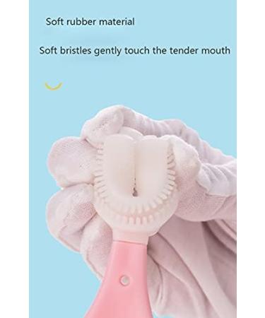 2-Piece Children's U-Shaped Toothbrush Set | Soft Manual Training Toothbrush for Kids 2-6 Years | 360 Oral Cleaning Design | Toddler & Child-Friendly - Buy Online on GoSupps.com