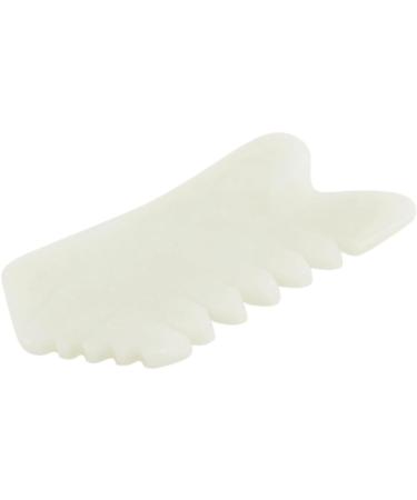 Yangyou 3X Jade Guasha Comb | Spa Acupuncture Therapy for Face & Foot Care - International Shipping Available - Buy Online on GoSupps.com