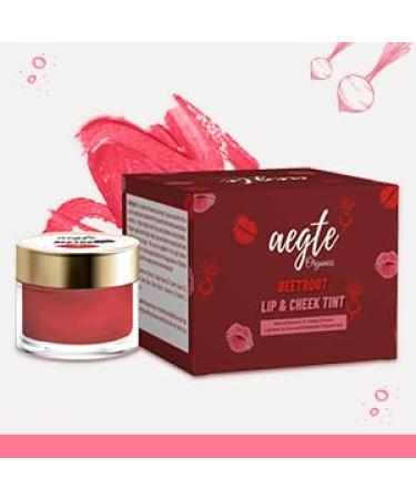 Organics Beetroot Lip & Cheek Tint Balm - Nourishing Color for Women | Lighten Dark Lips & Hydrate Chapped Skin (15g - Buy Online on GoSupps.com