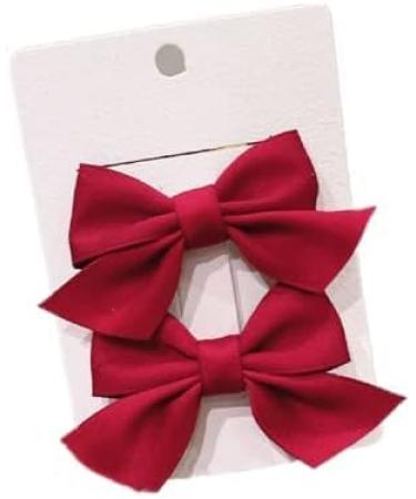 2pcs Cute Bow Hair Clips for Teens & Adults | Non-slip Alligator Barrettes for School & Fashion | Hair Accessories - Buy Online on GoSupps.com