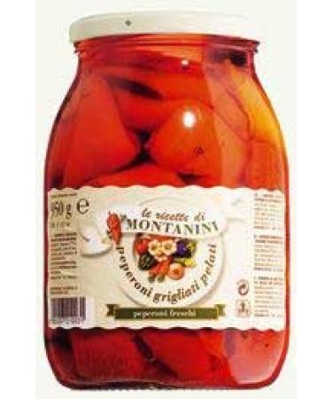 Montanini Peperoni Grigliati Pelati from Piedmont 950g