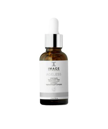 IMAGE Skincare  Total Pure Hyaluronic 6 Filler  Facial Hydration Serum  Fill in Look of Fine Lines and Smooth Appearance of Wrinkles  1 fl oz