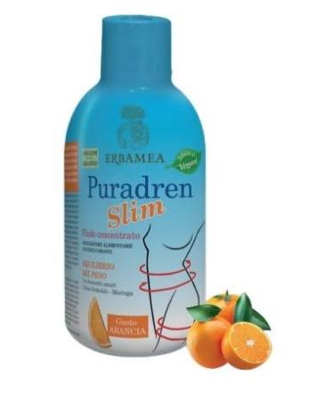 Erbamea Erbamea | Puradren Slim Concentrated Fluid 500 ml Orange Flavor