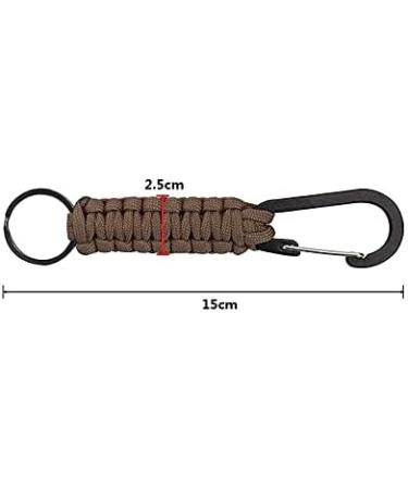 LATRAT 5pcs Keychain with Snap Hook & Braided Strap for Keys - Outdoor Camping & Hiking - 5 Colors Mix | Durable & Stylish Key Holders - Buy Online on GoSupps.com