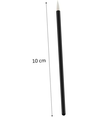 Baluue 100pcs Cosmetics Brush Liquid Makeup Eyeliner Applicator Tool Eye Makeup Eyeliner Liquid Brush White 10X0.5X0.5cm White - Buy Online on GoSupps.com