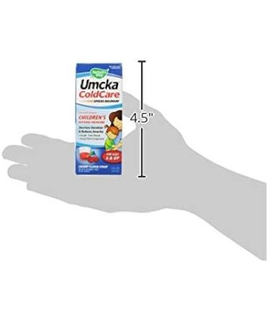 Nature's Way Umcka ColdCare Children's Cherry Syrup - Kids 6+ - 4 oz - Buy Online on GoSupps.com