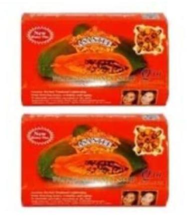 G n rique Asantee Skin Whitening Soap with Herbs & Thai Papaya 125g Pack of 2