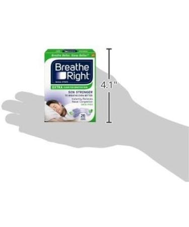 Breathe Right Extra Clear Strips 104 Count - Sensitive Skin (AVTP52) - Buy Online on GoSupps.com