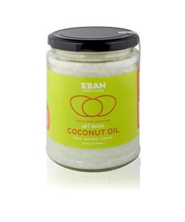 AKOMA Coconut Oil Virgin Wet Milled Fairly Traded 500ml-3 Jars