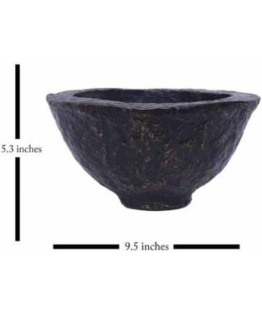 Shree Mehta Handicrafts Paper Mache Rough Bowl - Exquisite Artisan Crafted Decor Piece - Buy Online on GoSupps.com
