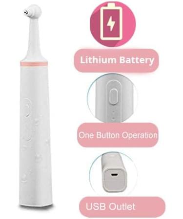 Electric Tooth Cleaning Set - Rechargeable Plaque and Calculus Remover with 3 Modes and 8 Replacement Heads - Pink Upgrade - Buy Online on GoSupps.com