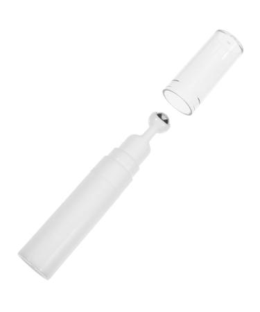 Mikinona Refillable Eye Serum Bottle Under Eye Cream Walker Refillable Bottle Eye Serum Roller Eye Cream Applicator Empty Cream Bottle Cosmetic Bottle Lotion Acrylic Bottled White Travel 9.20X1.70X1.70CM White
