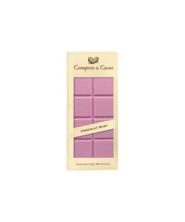 Ruby chocolate bar 90g - Comptoir du Cacao