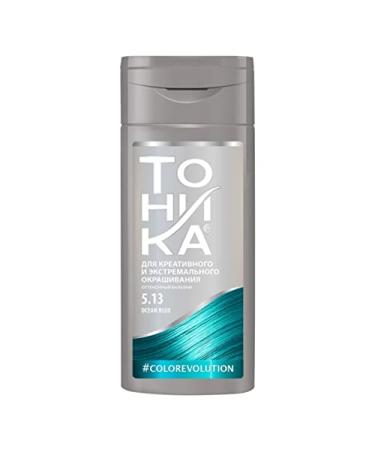 Tonika Haarbalsam Tonika Hair Coloring Tinting Balm Wash Out No Ammonia. 150 ml (5.13 Ocean Blue)