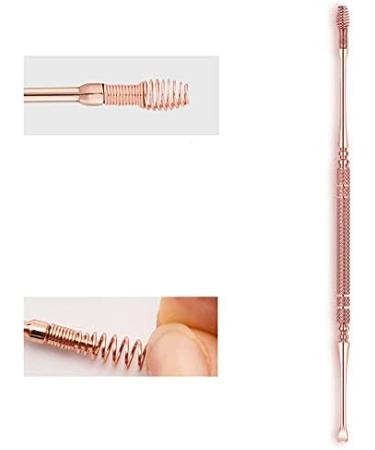 Dual Head Spring Ear Cleaner - 3 Pack Stainless Steel Earwax Removal Tool for Kids and Adults - Buy Online on GoSupps.com