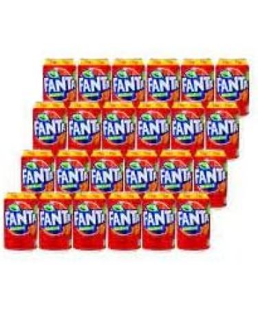 Fanta Fruit Twist 330ml x 24 | Burst of Mixed Fruit Flavors in Every Sip | Crisp and Fizzy Goodness | Ultimate Refreshment Bundle | Quench Your Thirst | Experience the Joy - Buy Online on GoSupps.com