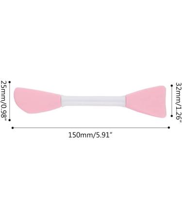 Beauty Tool Double-ended Silicone Face Mask Brush Nice for Facial Pore Cleaner B Pink - Buy Online on GoSupps.com