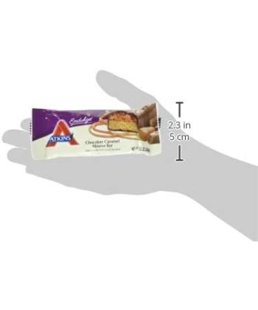 Atkins Endulge Chocolate Caramel Mousse Bar (5 Bars) - Keto-Friendly - Buy Online on GoSupps.com