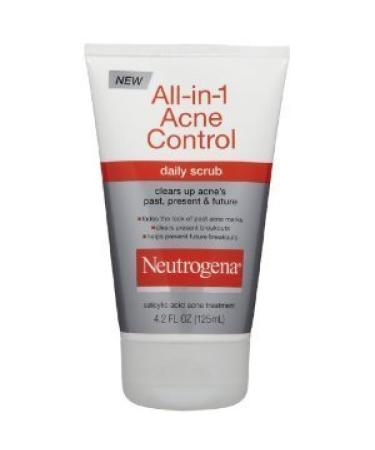 Neutrogena All-in-1 Acne Control Daily Scrub  4.2 Fl Oz