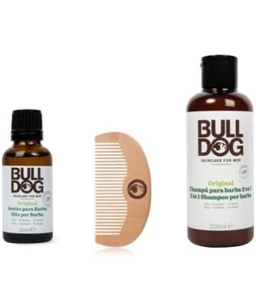 Bulldog Skincare Beard Care Kit 350g - Complete grooming solution for a well-maintained beard - Buy Online on GoSupps.com