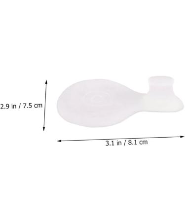 Metatarsalgia Orthopedic Insoles with Manicure Tools - 4 Pairs | Foot Valgus Protector & Toe Splint | Silicone Nail Tools for Adults - Transparent Divider x4pcs - Buy Online on GoSupps.com