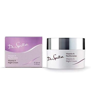 Dr. Spiller - Vitamin A Night Cream | For demanding skin in need of regeneration | Intensely smoothing effect | with sunflower and jojoba oil - Buy Online on GoSupps.com