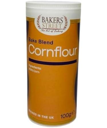 Bakers Street Cornflour (100g)| Native maize starch | Cooking Thickener | Premium Quality | Suitable For Vegetarians & Vegans | Halal Certified - Buy Online on GoSupps.com