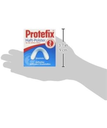 Protefix Panel Cushion for Full Prostheses - Lower Jaw | 30 Sticky Cushions (Pack of 2) - Effective Pressure Point Protection & Inflammation Relief - Buy Online on GoSupps.com