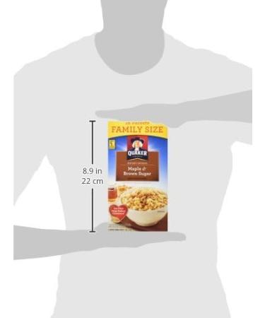 Quaker Maple & Brown Sugar Flavour Instant Oatmeal 18 Packets 774g Maple & Brown Sugar Flavour 43 g (Pack of 18) - Buy Online on GoSupps.com