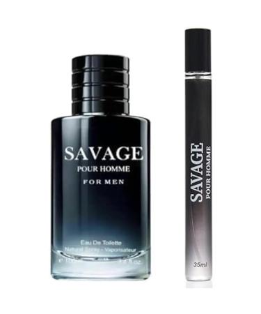 Savage Pour Homme & Valentine Milano for Man Cologne Combo Set for Men - Eau De Toilette Natural Spray 3.4 Fl Oz Each Pack of 3 - Buy Online on GoSupps.com